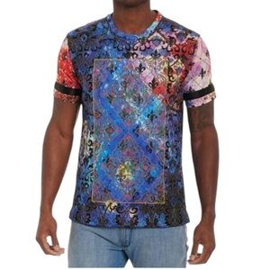 ROBERT GRAHAM King‎ Shark Limited Edition Embroidered T-Shirt Size Large